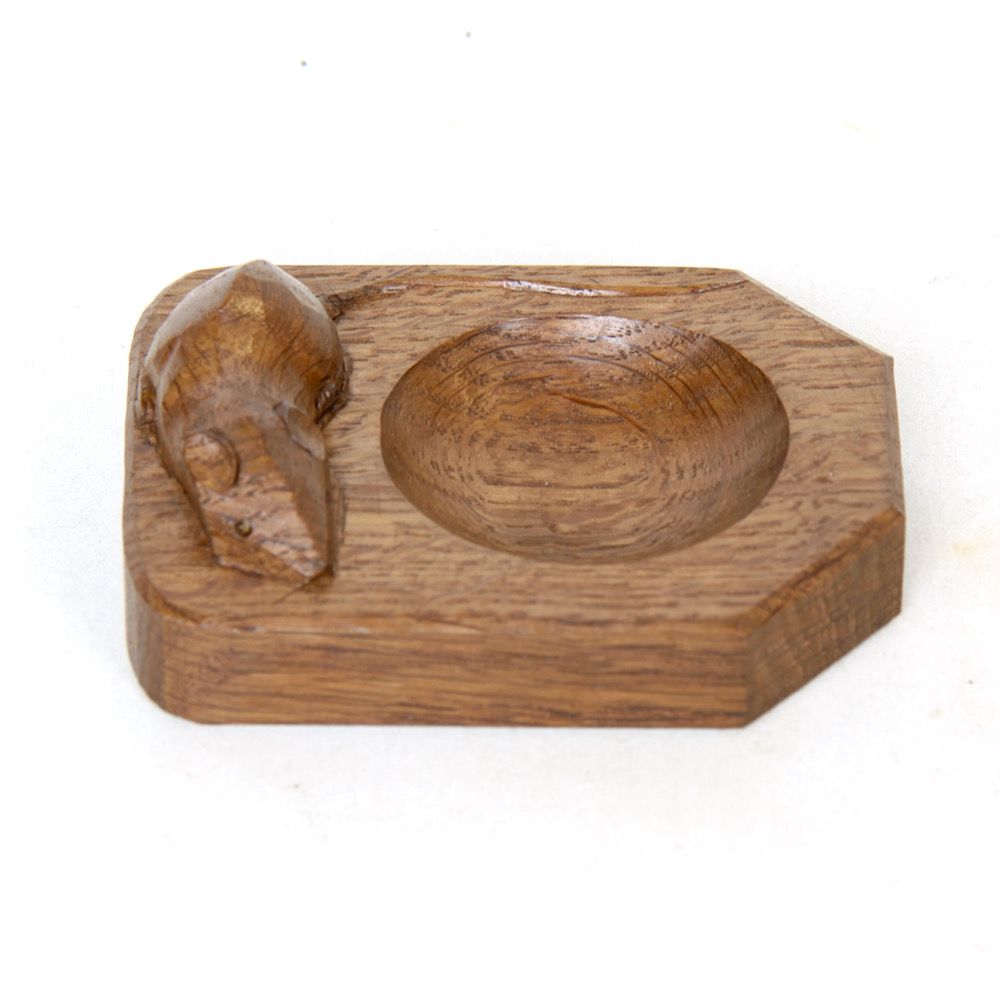 Robert Mouseman Thompson Oak Pin Tray David Siddall Antiques