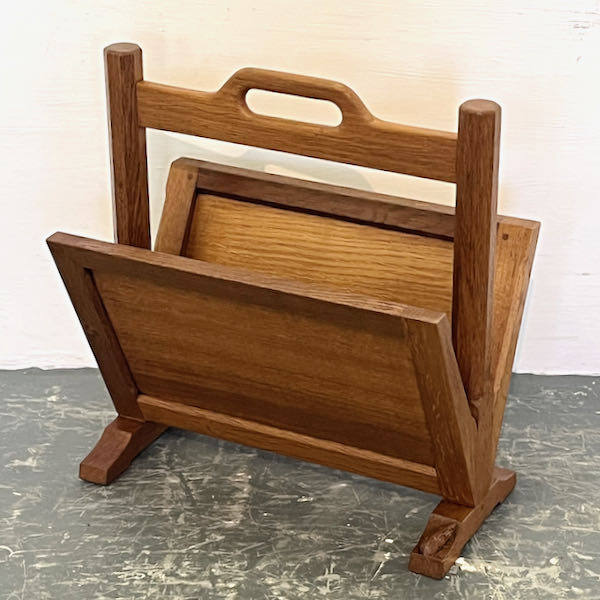 robert-thompson-mouseman-oak-magazine rack