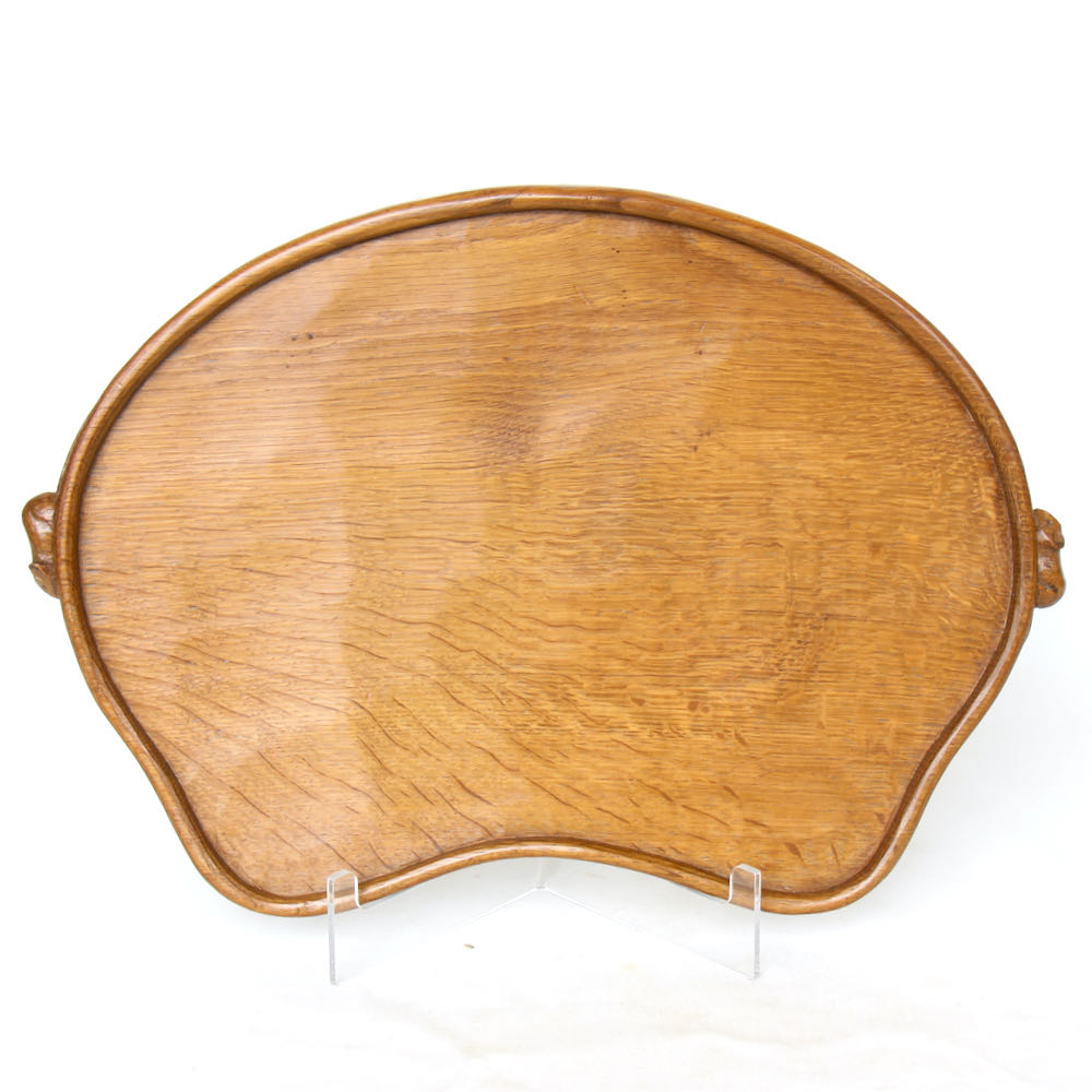 robert mouseman thompson oak serving tray