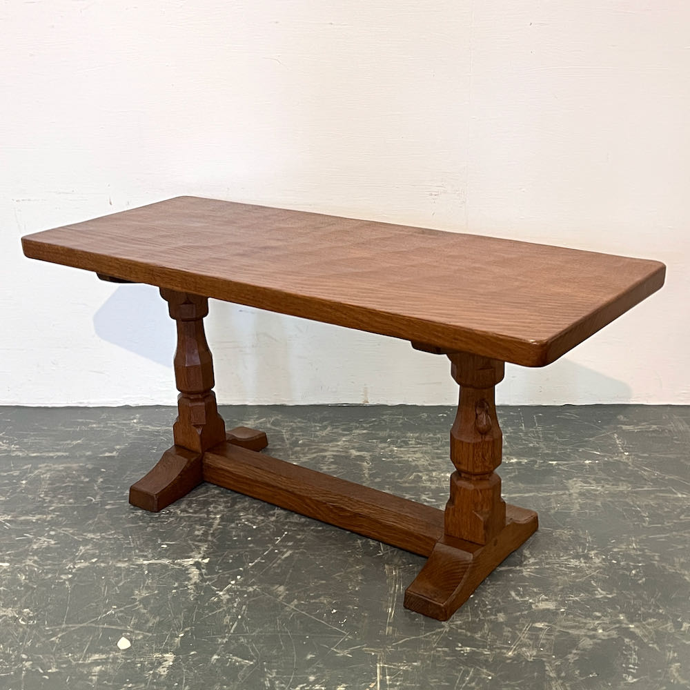 mouseman robert thompson oak coffee table