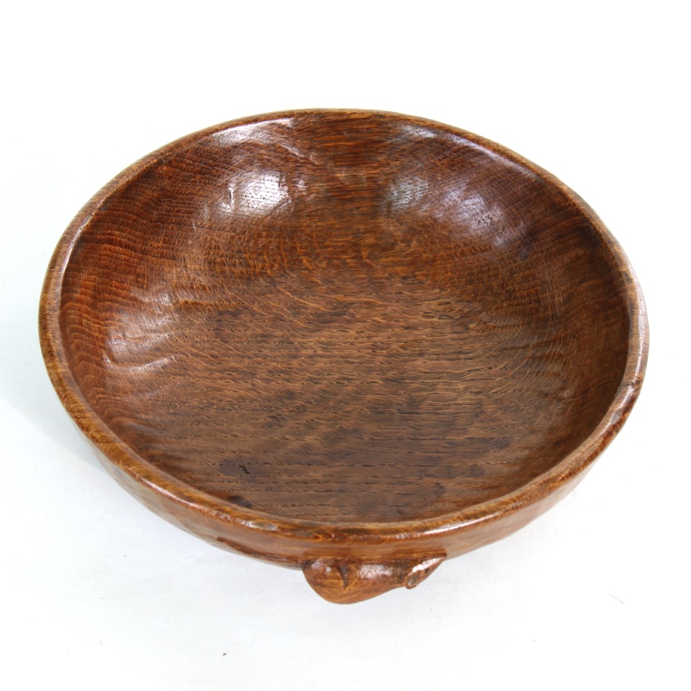 mouseman robert thompson oak early fruitbowl