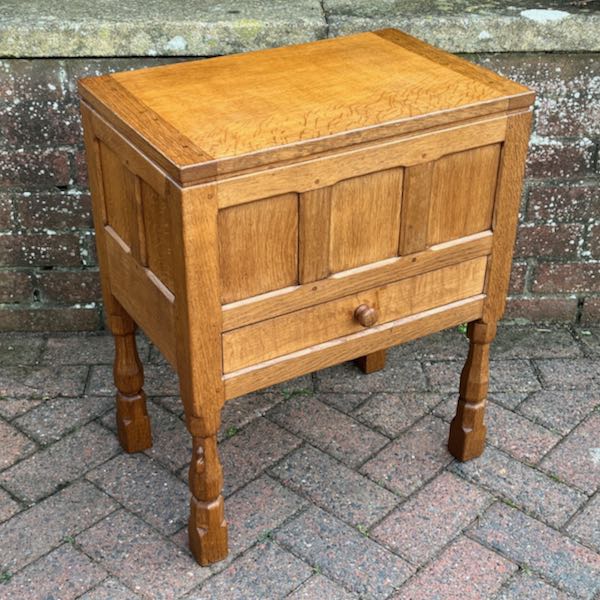 robert mouseman thompson oak workbox