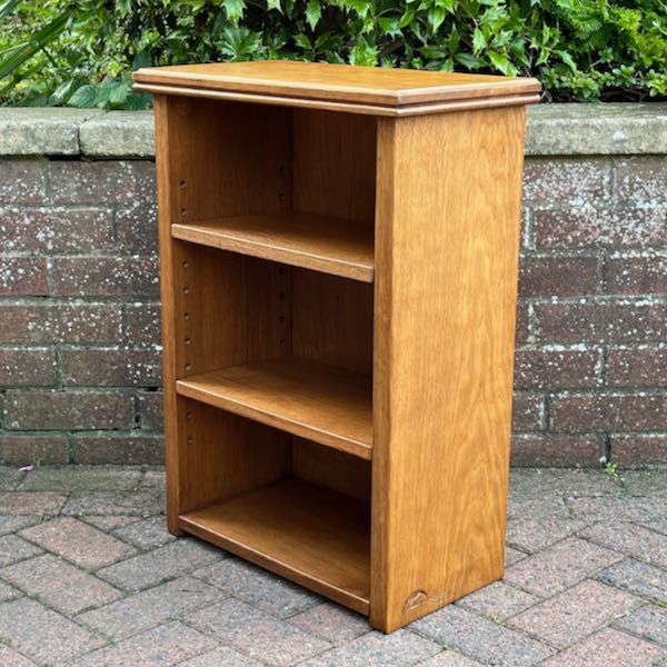 robert thompson mouseman oak bedside bookcase