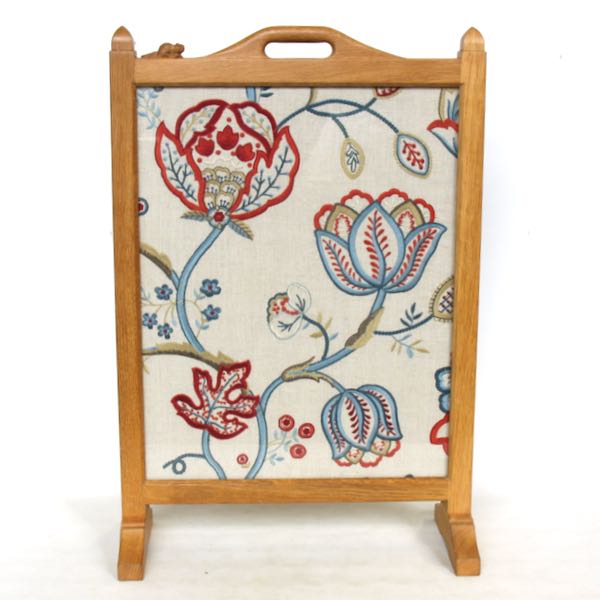 colin beaverman almack oak embroidered fire screen